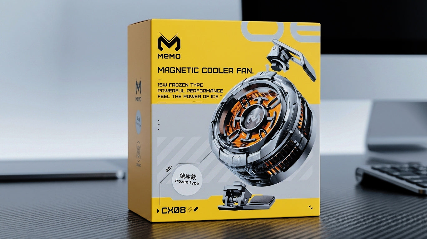 MEMO CX08 Magnetic Mobile Cooler Fan – 15W Gaming Phone Cooler